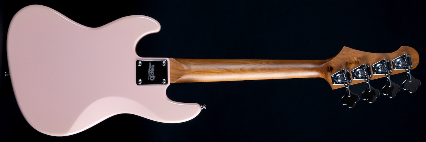 Jet Guitars Jjb300 Travel Pk Shsc Mn - Pink - Elektrische reisbas - Variation 1