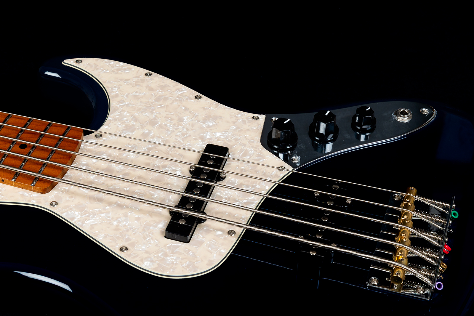 Jet Guitars Jjb305 Dbl 5c Mn - Deep Blue - Solid body elektrische bas - Variation 4