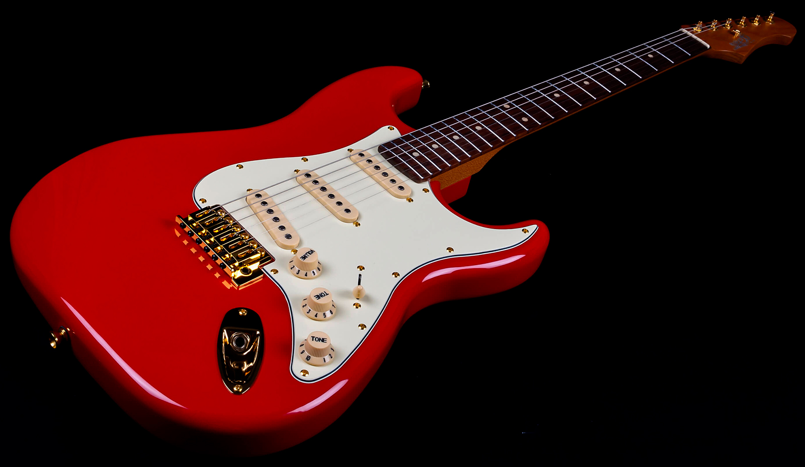 Jet Guitars Js380 Rd G 3s Trem Rw - Red - Elektrische gitaar in Strat vorm - Variation 3