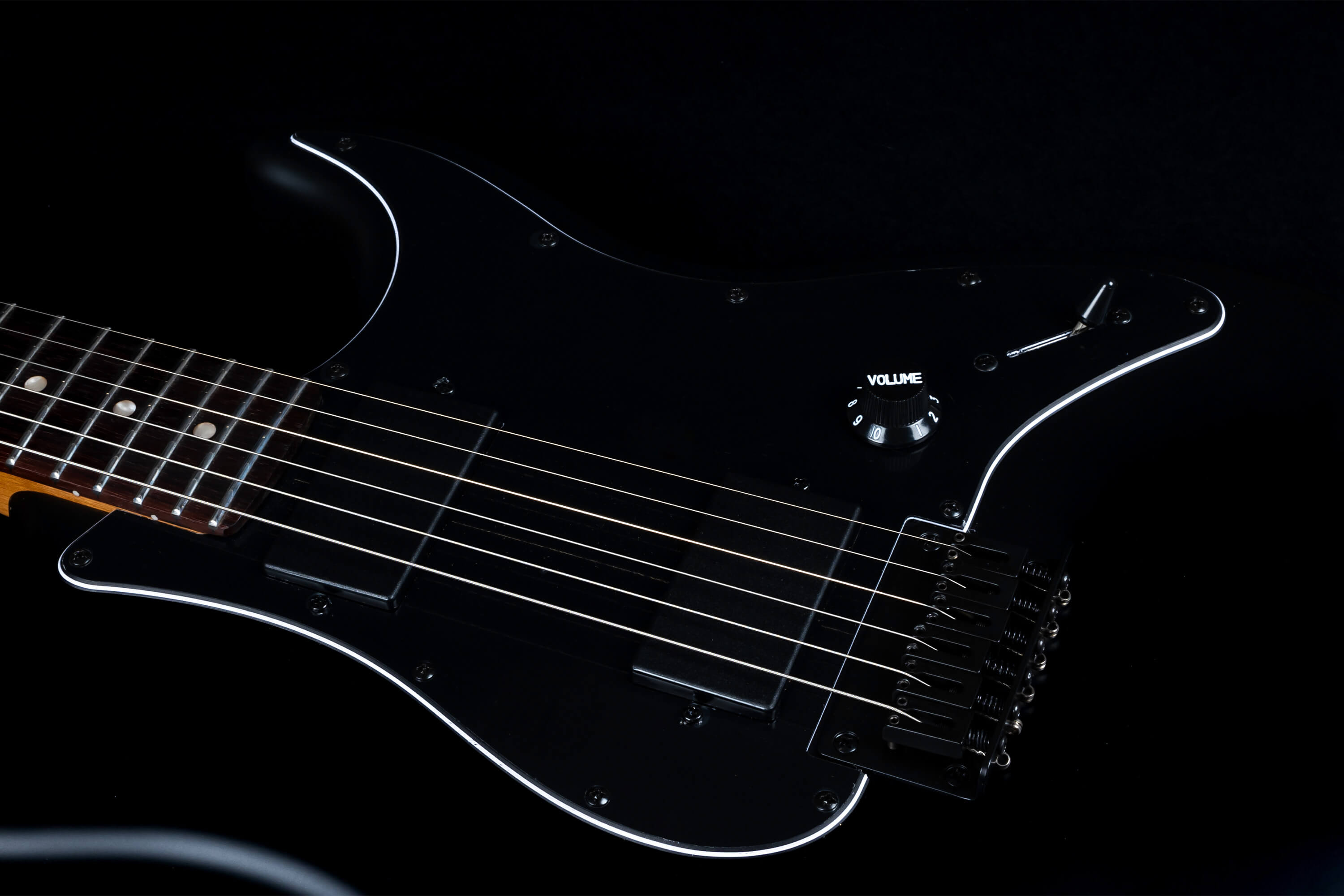 Jet Guitars Js400 Mbk 2h Ht Rw - Matt Black - Metalen elektrische gitaar - Variation 3