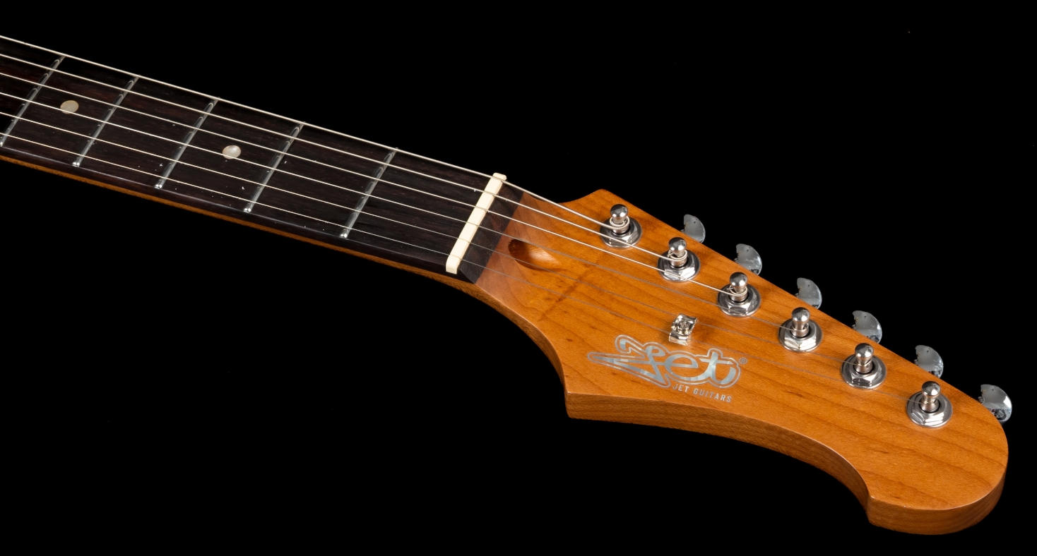 Jet Guitars Js400 Plm R Hss Trem Rw - Plum - Elektrische gitaar in Strat vorm - Variation 4