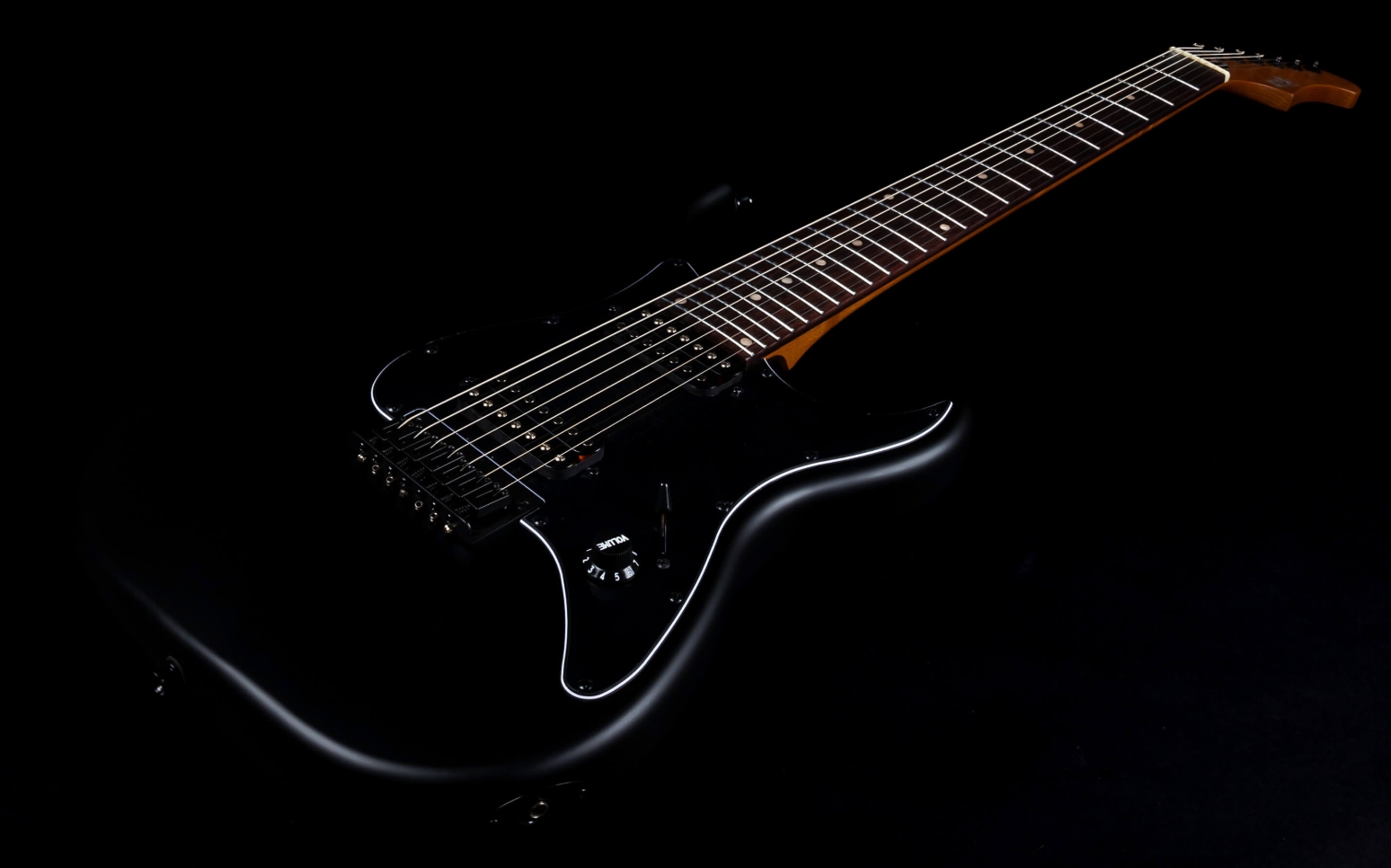 Jet Guitars Js407 Mbk 7c Baryton 2h Ht Rw - Matt Black - Bariton elektrische gitaar - Variation 2