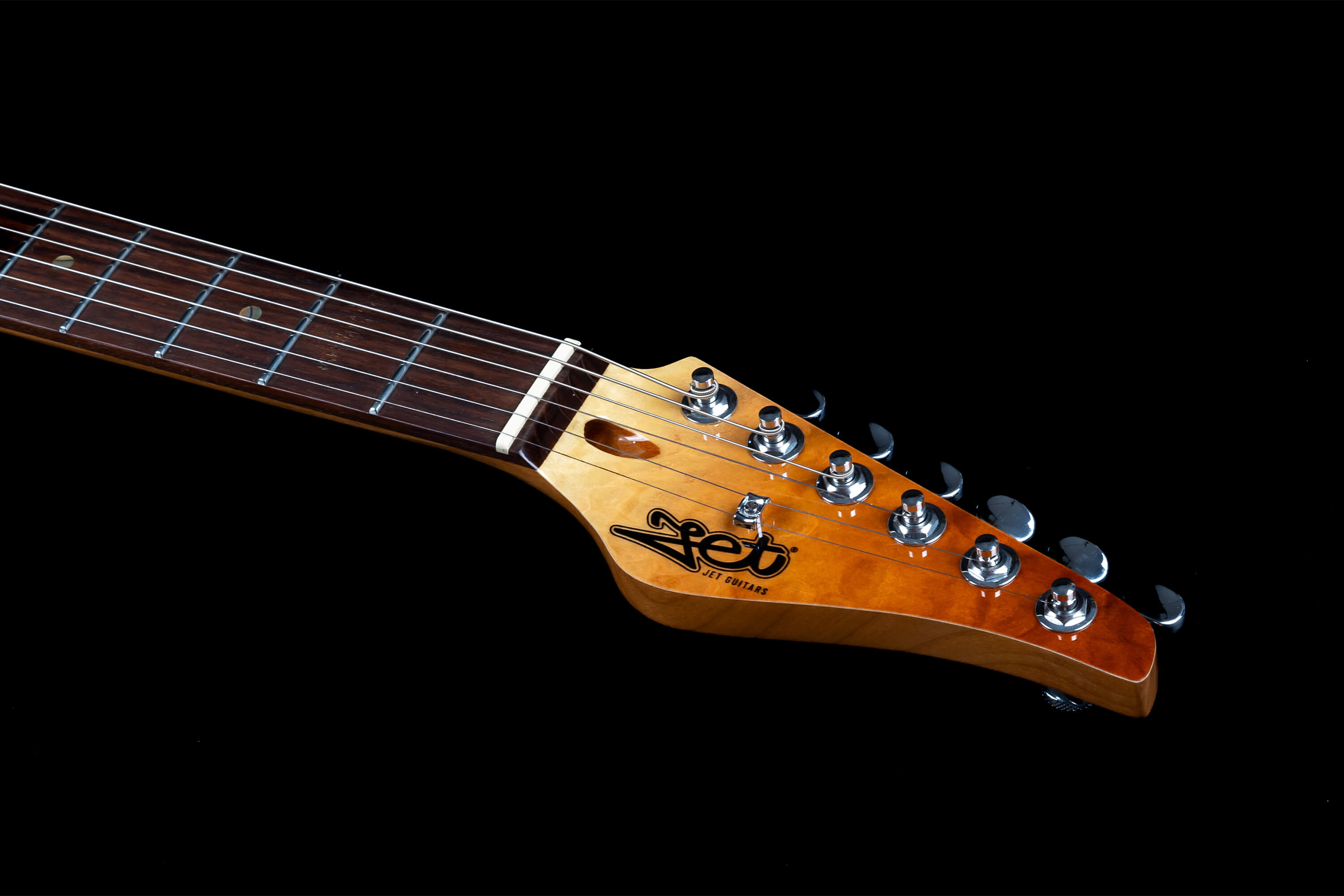 Jet Guitars Js45 Elite Hss Trem Rw - Fireburst Flame - Elektrische gitaar in Str-vorm - Variation 4