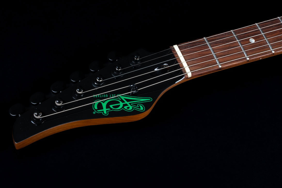 Jet Guitars Js450 Tgr Hss Trem Rw - Transparent Green - Elektrische gitaar in Str-vorm - Variation 4