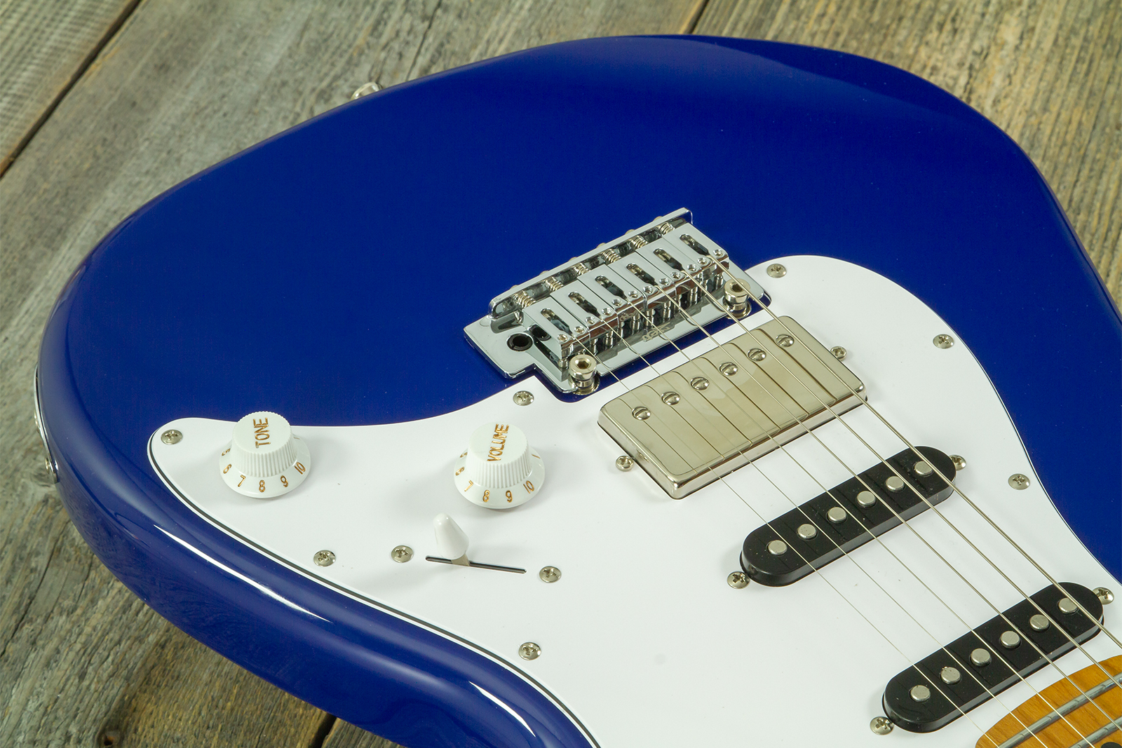 Jet Guitars Js480 Db Ltd Hss Trem Mn - Daytona Blue - Elektrische gitaar in Strat vorm - Variation 3