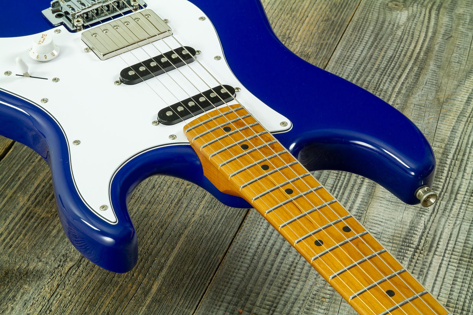 Jet Guitars Js480 Db Ltd Hss Trem Mn - Daytona Blue - Elektrische gitaar in Strat vorm - Variation 4