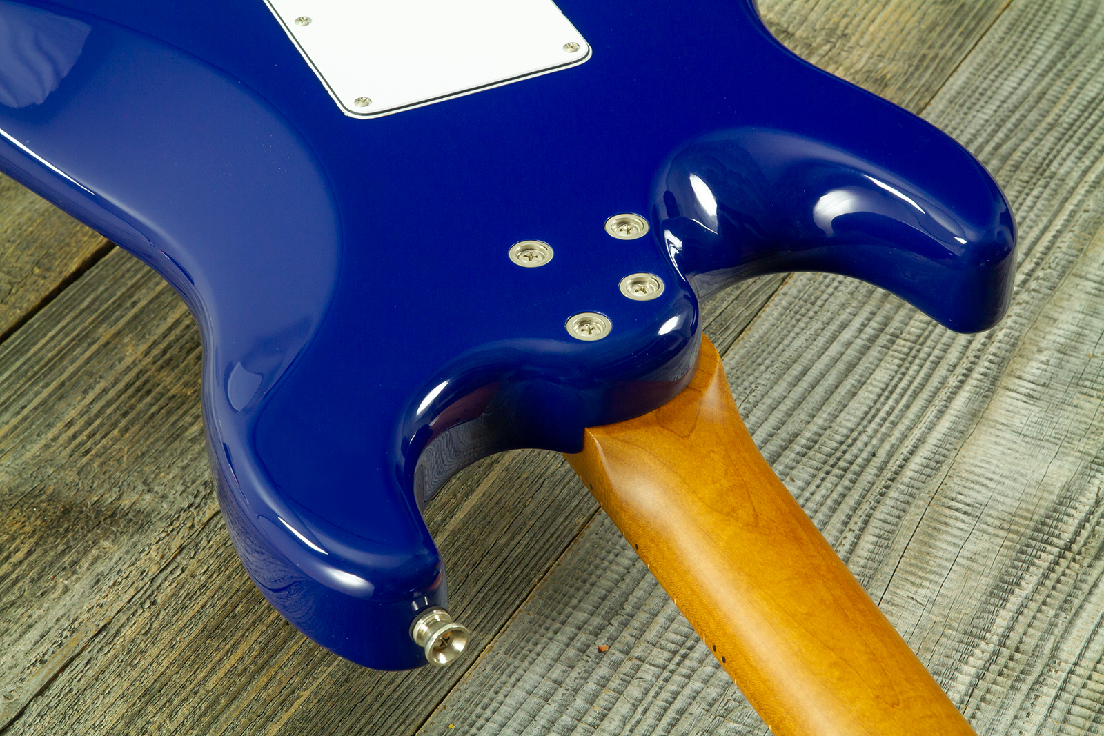 Jet Guitars Js480 Db Ltd Hss Trem Mn - Daytona Blue - Elektrische gitaar in Strat vorm - Variation 8