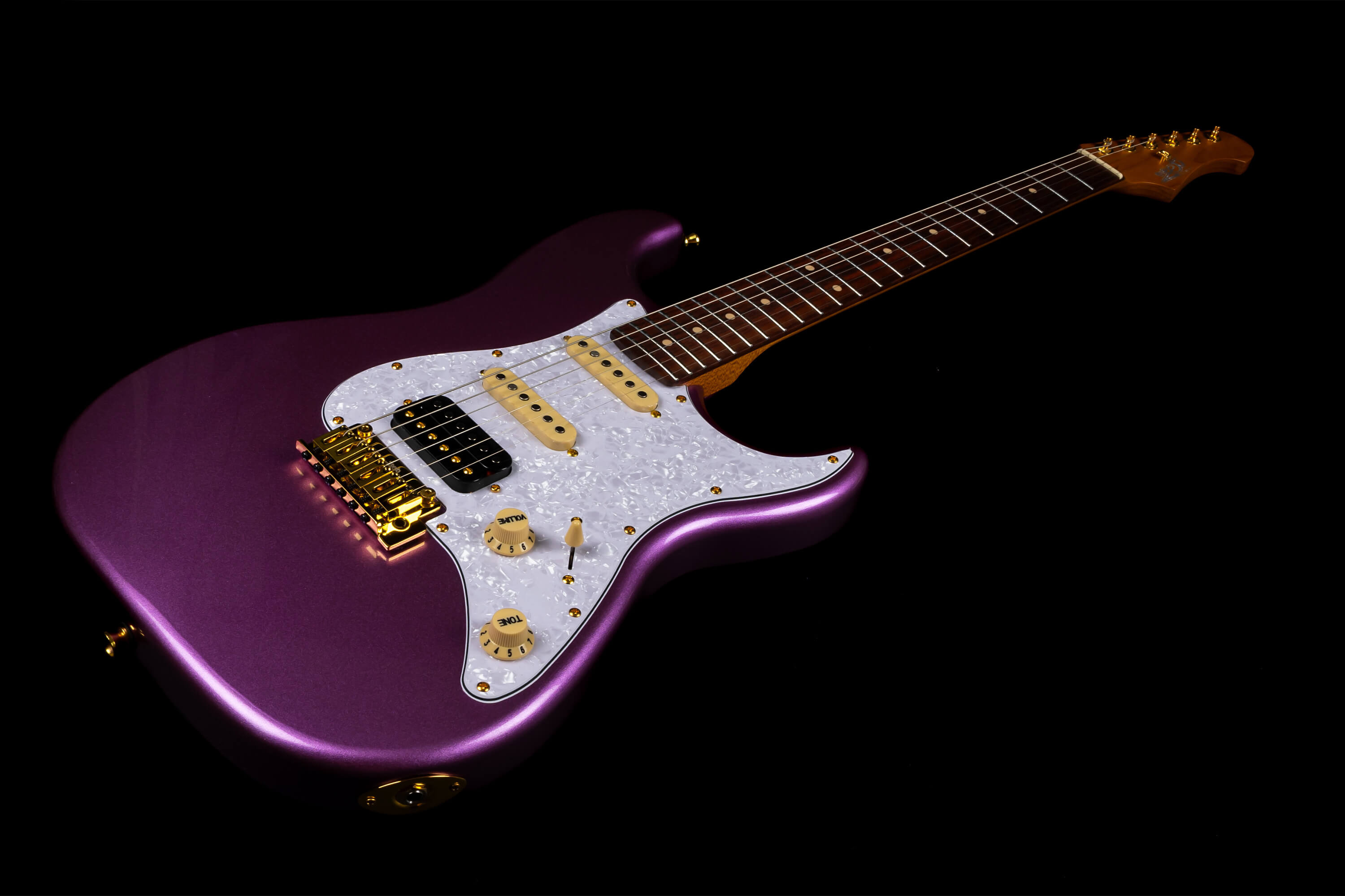 Jet Guitars Js480 Vi G Hss Trem Rw - Violet - Elektrische gitaar in Str-vorm - Variation 2