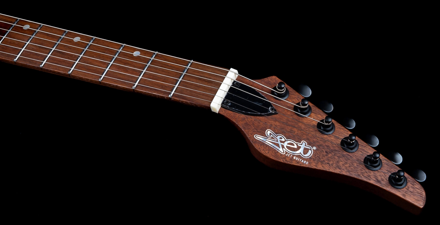 Jet Guitars Js501 Stygian 2h Ht Rw - Satin Black - Elektrische gitaar in Strat vorm - Variation 5