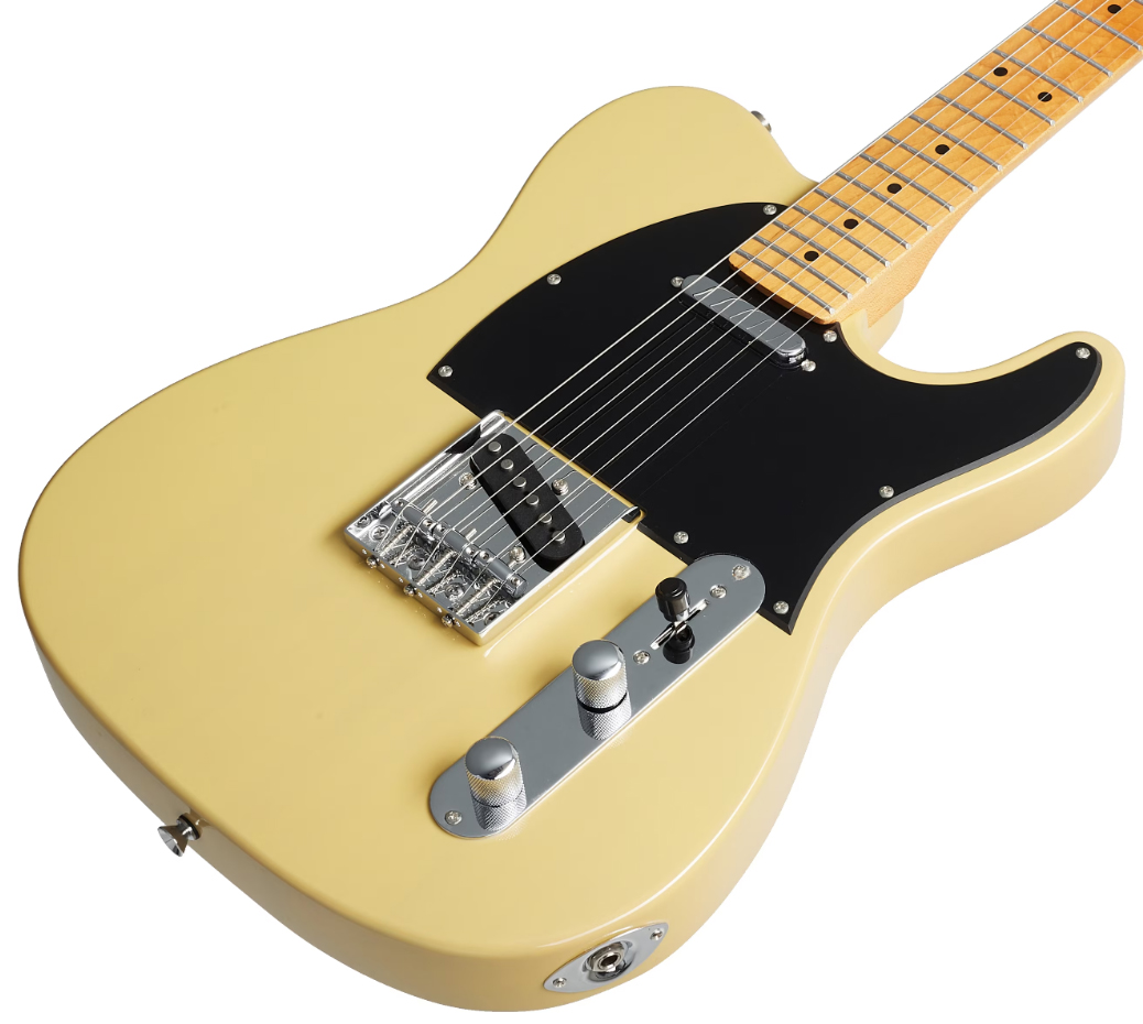 Jet Guitars Jt350 Bsc 2s Ht Mn - Butterscotch - Televorm elektrische gitaar - Variation 2