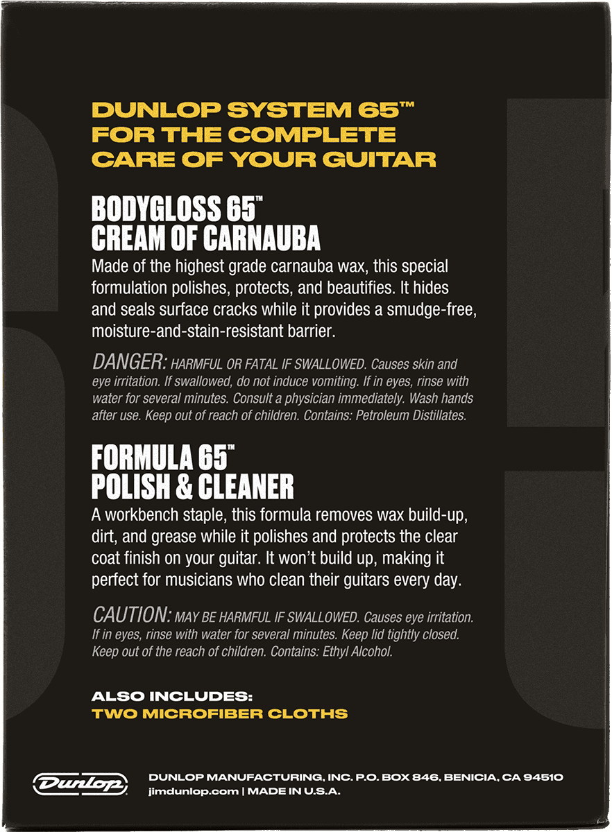 Jim Dunlop Adu 6501 Polish Kit Guitar & Bass - Care & Cleaning Gitaar - Variation 2
