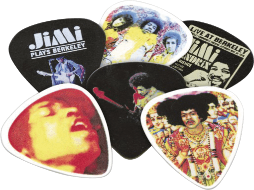 Jim Dunlop Jimi Hendrix Jh-pt01m Experienced (lot De 12) - Plectrum - Variation 1