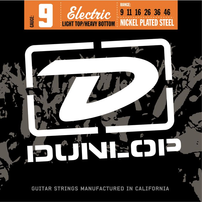 Jim Dunlop Jeu De 6 Cordes Electric Nickel Plated Steel 09-46 - Elektrische gitaarsnaren - Main picture