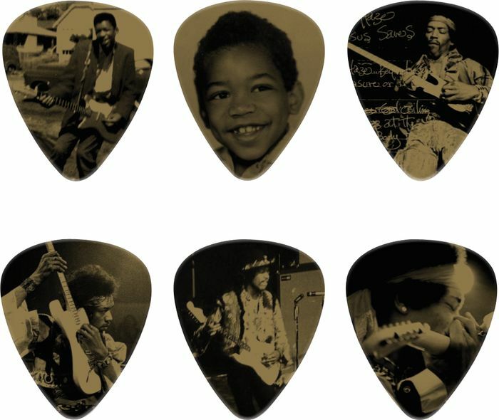 Jim Dunlop Jh-pt10h Lot De 6 Jimi Hendrix West Coast Seattle Boy - Plectrum - Main picture