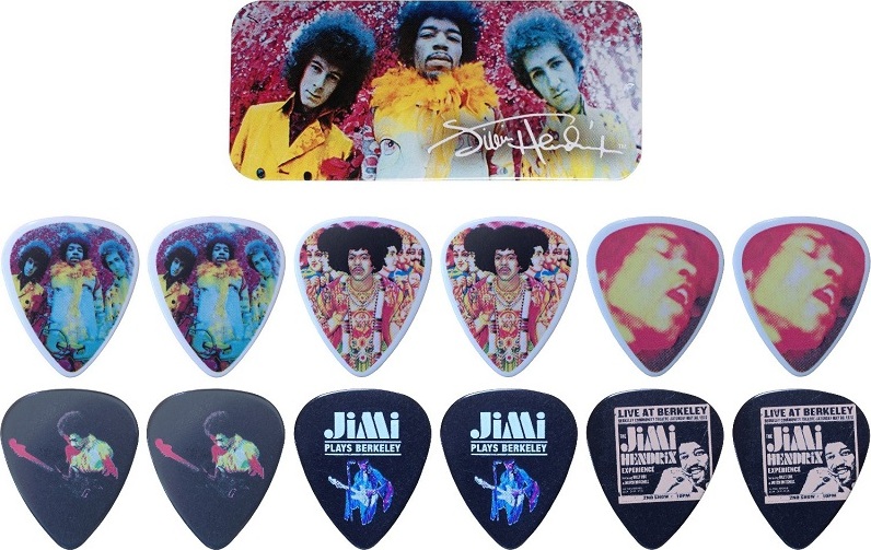 Jim Dunlop Jimi Hendrix Jh-pt01m Experienced (lot De 12) - Plectrum - Main picture