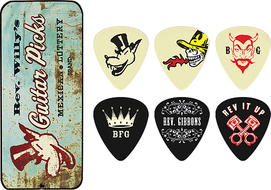 Jim Dunlop Lot De 6 Rev. Willy Mexican Lottery Heavy - Plectrum - Main picture