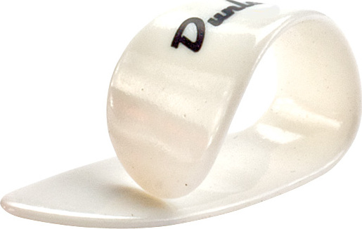 Jim Dunlop Thumbpick Plastic 9002 Pouce Medium White - Plectrum - Main picture