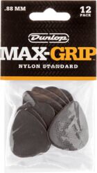 Plectrum Jim dunlop 449P088 Max Grip Pack de 12 - 0.88mm
