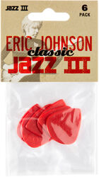 Plectrum Jim dunlop Eric Johnson Classic Jazz III (X6 Pack)