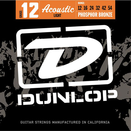 Jim Dunlop Jeu De 6 Cordes Folk Dap1254 Phosphore Bronze Light 12-54 - Westerngitaarsnaren - Variation 1