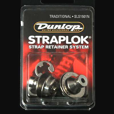 Jim Dunlop Traditional Set Nickel 2 Pieces - Straplock knop - Variation 1
