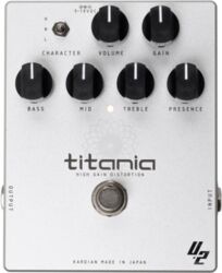 Overdrive/distortion/fuzz effectpedaal Kardian TITANIA DISTORTION V2