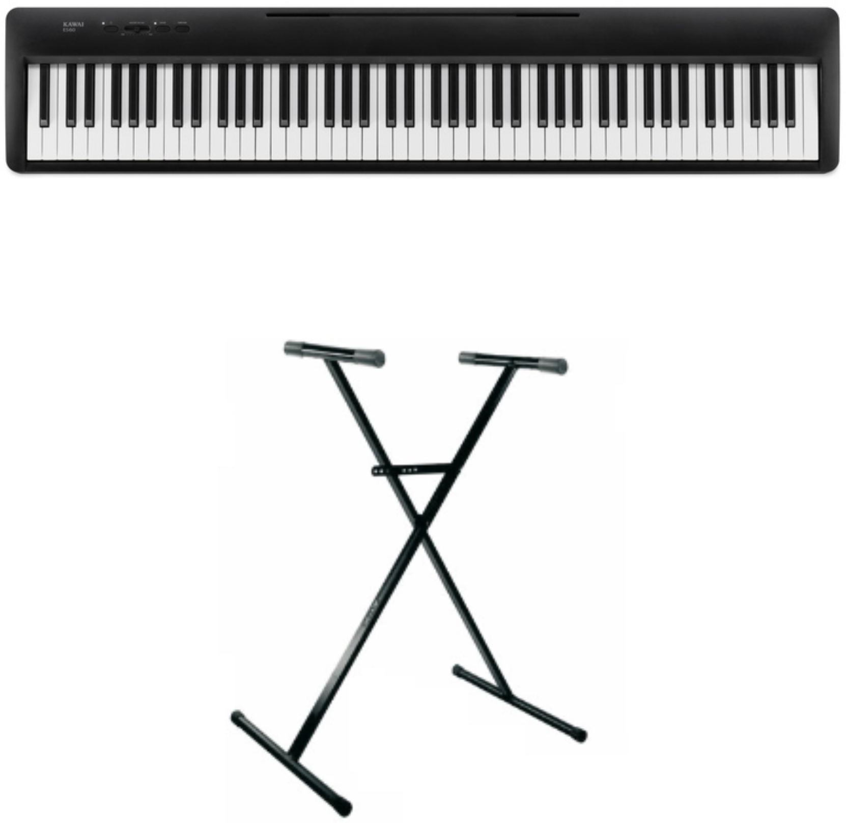 Kawai Es60b Noir  + Stand (xh 6102) - Noir - Stagepiano - Main picture