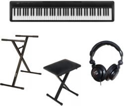 Stagepiano  Kawai ES60B Noir + Stand + Casque + Banquette - Noir
