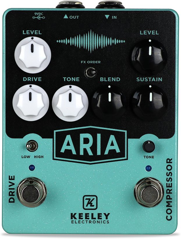 Keeley  Electronics Aria Drive Compressor - Overdrive/Distortion/fuzz effectpedaal - Main picture