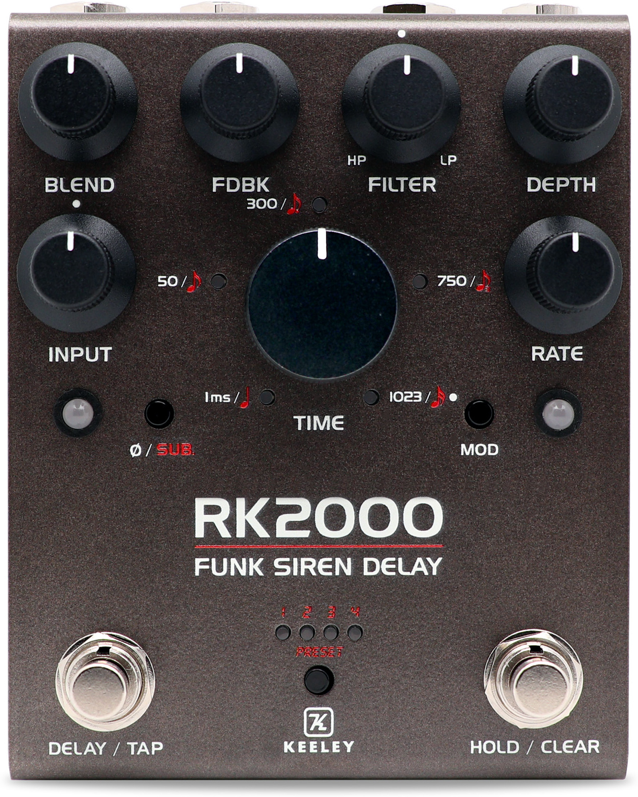 Keeley  Electronics Rk2000 Funk Siren Delay - Reverb/delay/echo effect pedaal - Main picture