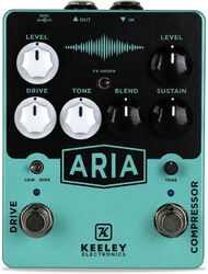 Overdrive/distortion/fuzz effectpedaal Keeley  electronics Aria Drive Compressor