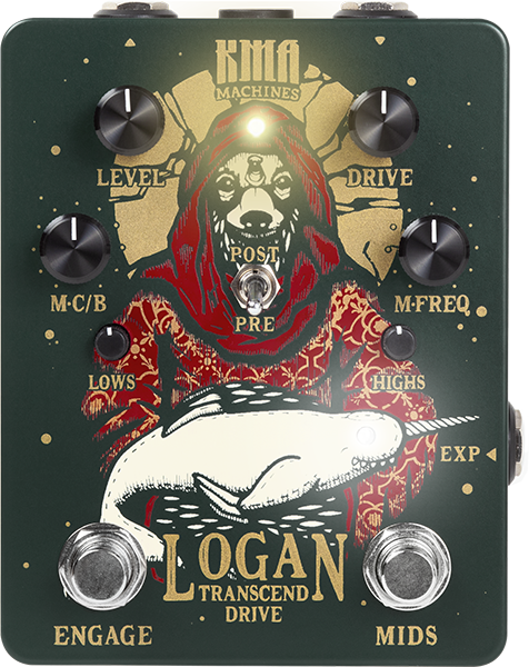 Kma Logan Drive - Overdrive/Distortion/fuzz effectpedaal - Main picture