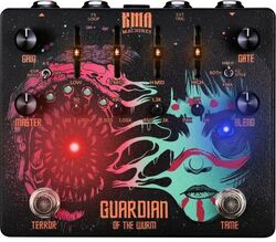 Overdrive/distortion/fuzz effectpedaal Kma Guardian Of The Wurm