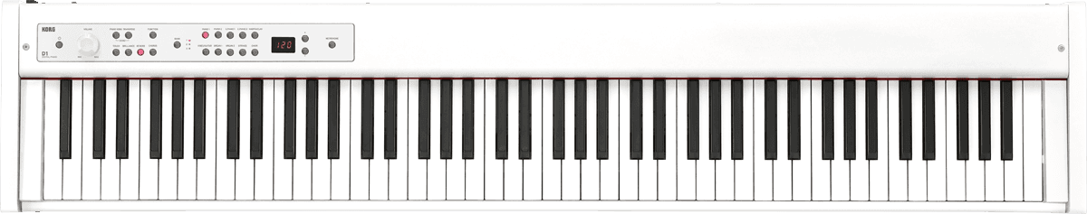 Korg D1 White - Draagbaar digitale piano - Main picture