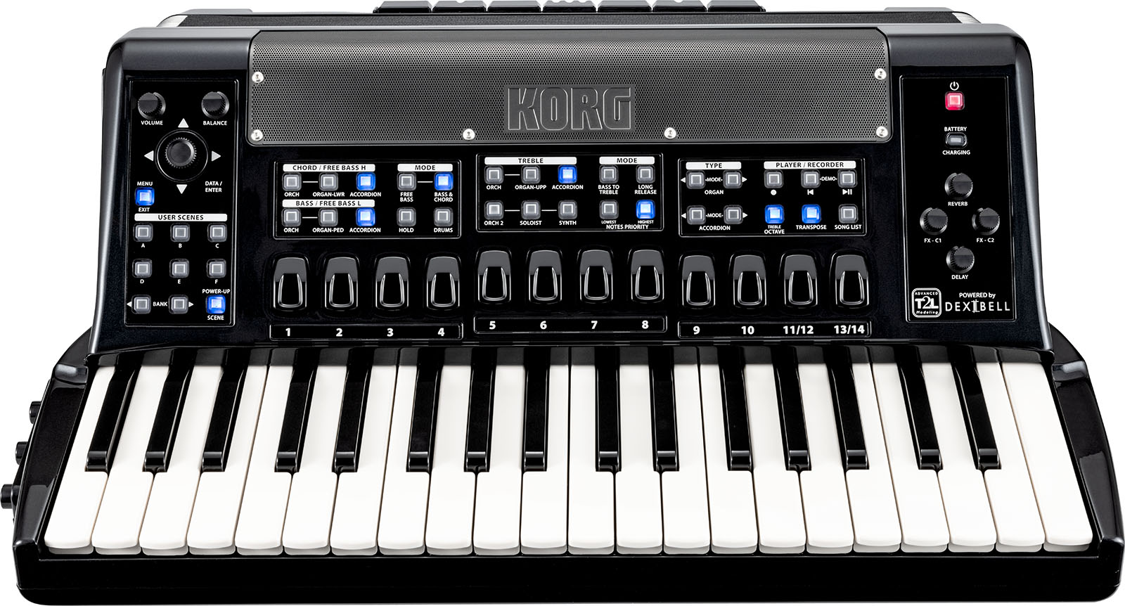 Korg Fisa Suprema Compact Piano - Chromatische accordeon - Variation 2