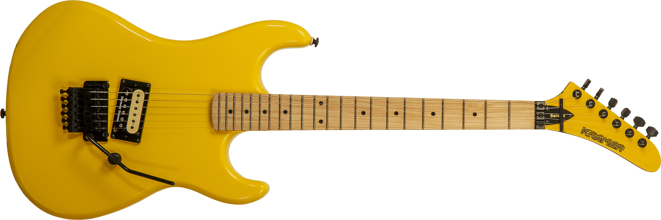 Kramer Baretta H Seymour Duncan Fr Mn - Bumblebee Yellow - Elektrische gitaar in Str-vorm - Main picture