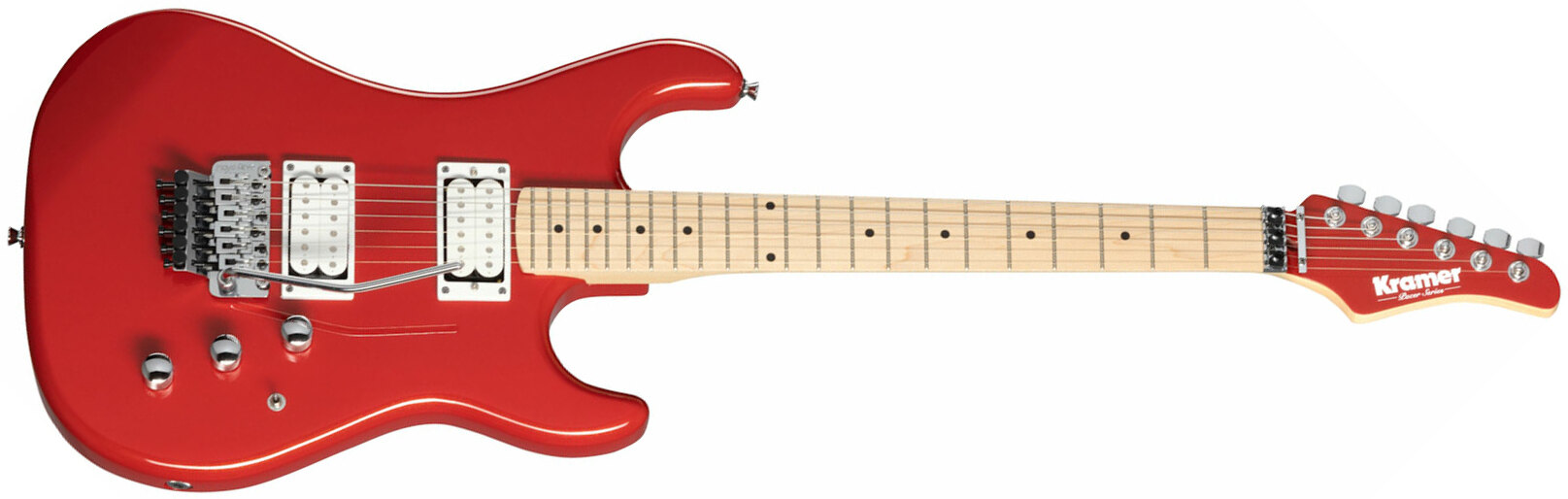 Kramer Pacer Classic 2h Fr Mn - Scarlet Red Metallic - Elektrische gitaar in Str-vorm - Main picture
