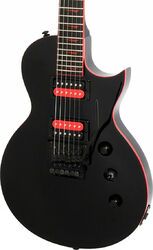 Enkel gesneden elektrische gitaar Kramer Assault 220 FR - Black red binding