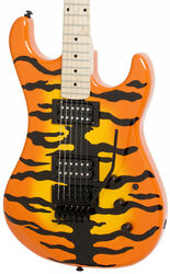 Elektrische gitaar in str-vorm Kramer Pacer Vintage - Orange burst tiger