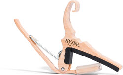 Capo Kyser Quick-Change KG6 Wood Deco Acoustic Guitar Capo - Maple Color