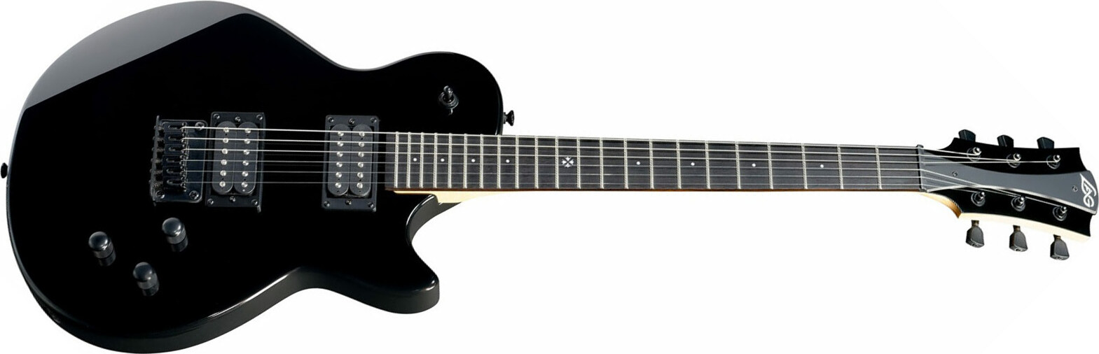 Lag Imperator 60 Hh Ht Rw - Black - Enkel gesneden elektrische gitaar - Main picture