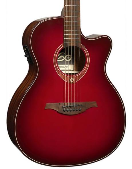 Volksgitaar Lag T-Red ACE Ltd - Red burst