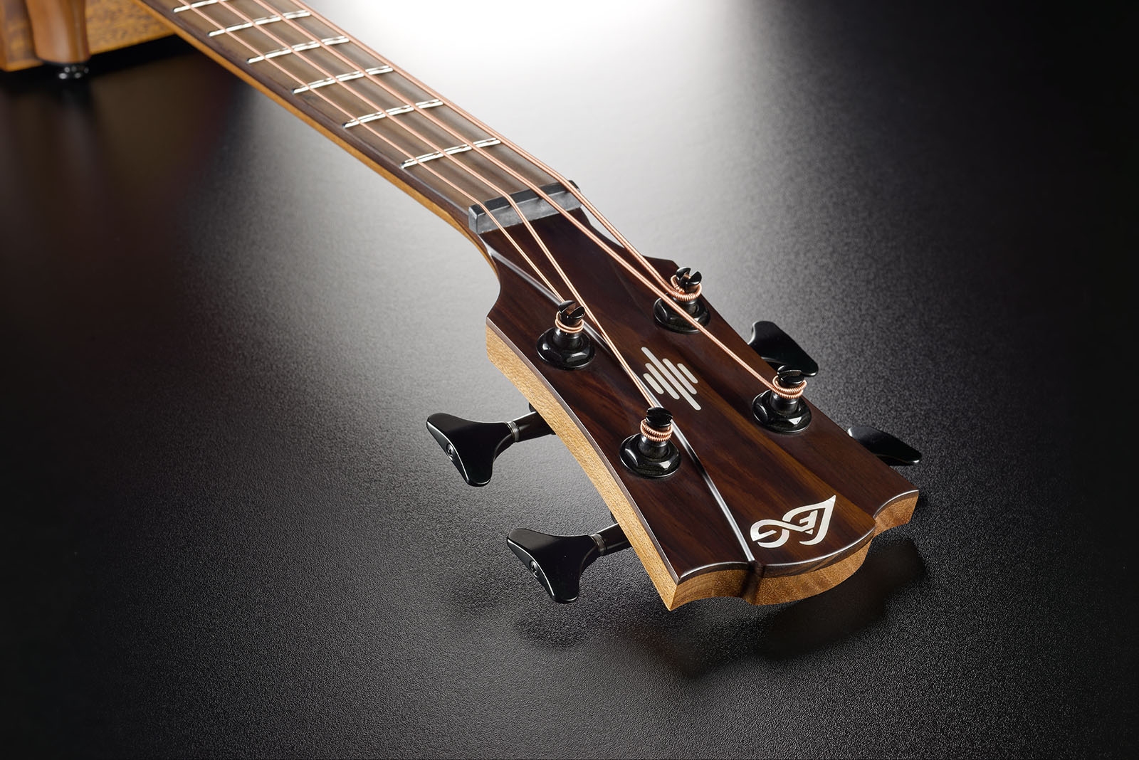 Lag Hv10bce Hyvibe H2 Bass Cw Shsc Cedre Khaya Bra - Natural - Akoestische bas - Variation 5