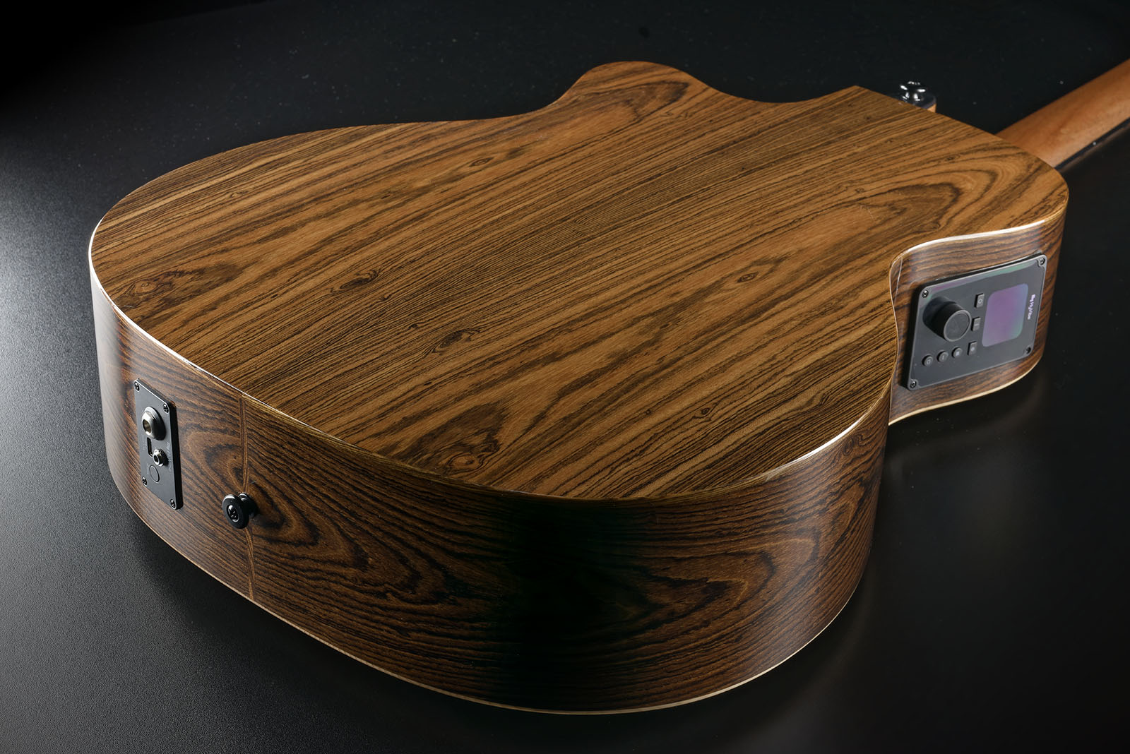 Lag Hv30ace Hyvibe H2 Auditorium Cw Epicea Bokote Bkbr - Natural - Folk gitaar - Variation 5