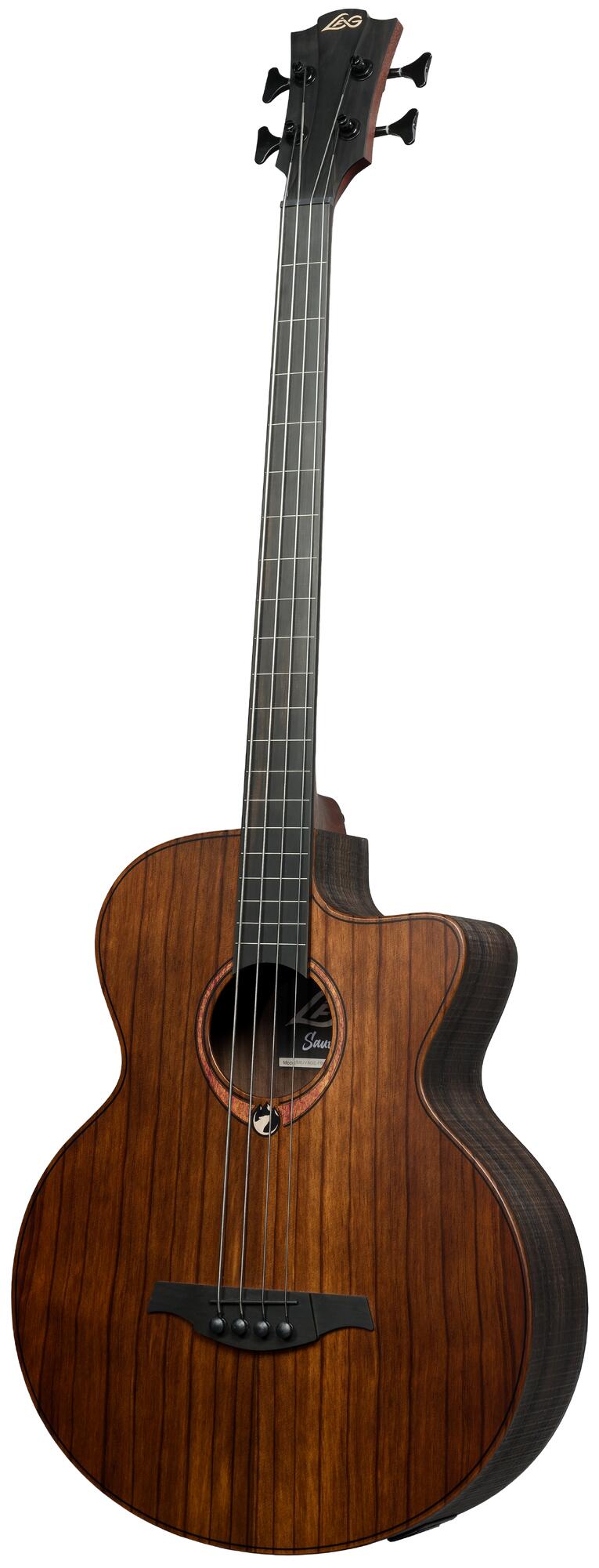 Lag Sauvage Basse Fretless Electro Br - Natural - Akoestische bas - Variation 1