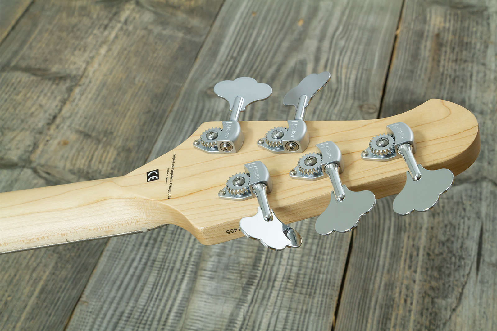 Lakland 55-02 Deluxe Qmt Skyline 5c Active Mn - Solid body elektrische bas - Variation 10