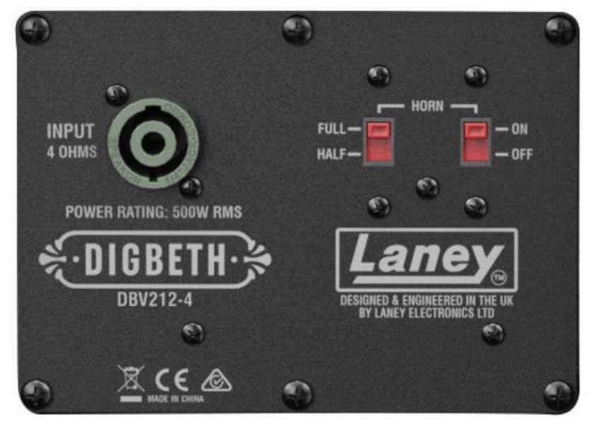 Laney Digbeth Dbv212-4 Cab 2x12 500w 4-homs - Speakerkast voor bas - Variation 2