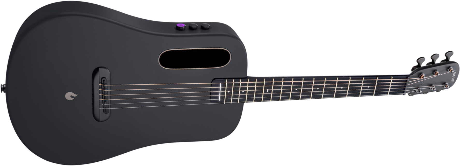 Lava Music Lava Me Air Carbon - Space Black - Folk gitaar - Main picture