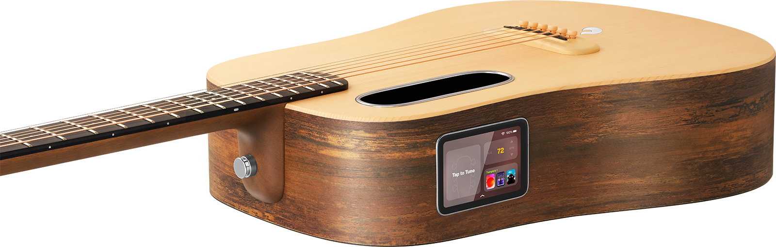 Lava Music Lava Me 4 Spruce 36 +lite Bag - Natural Hpl Woodgrain - Western reisgitaar - Variation 3