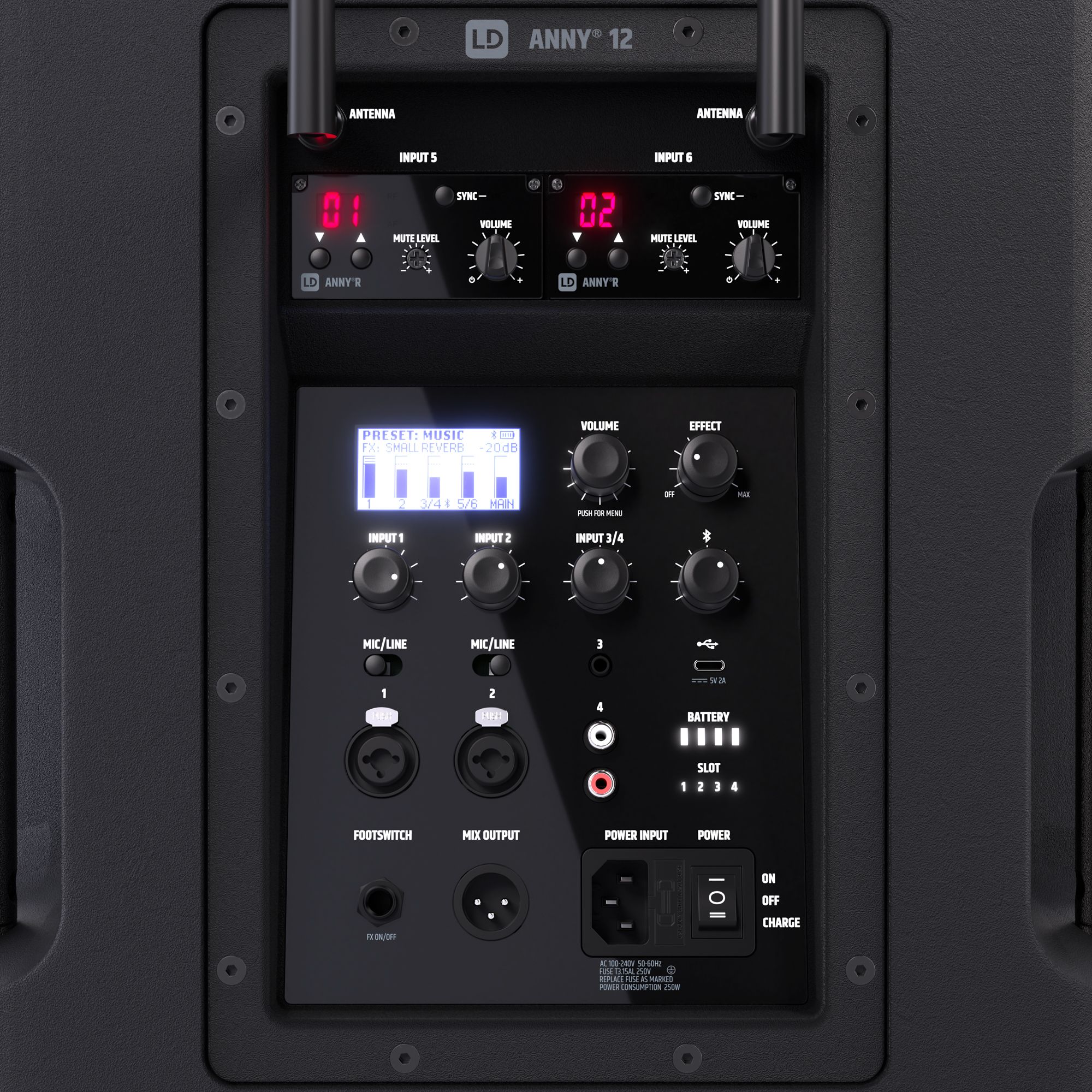 Ld Systems Anny 12 Hbh2 B6 - Mobiele PA- systeem - Variation 19